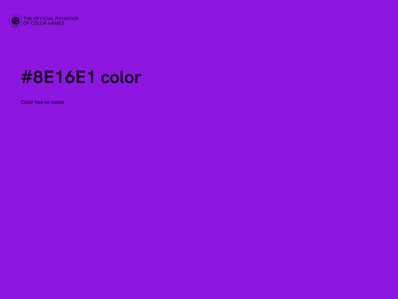 #8E16E1 color image