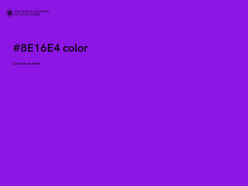 #8E16E4 color image