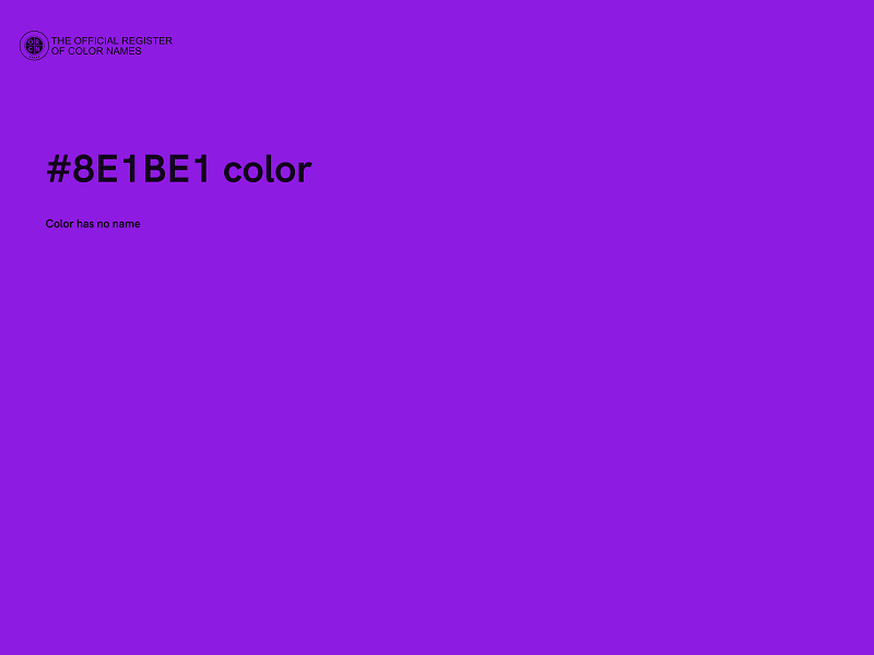 #8E1BE1 color image