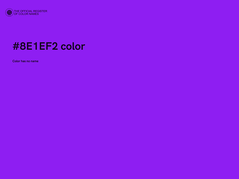 #8E1EF2 color image