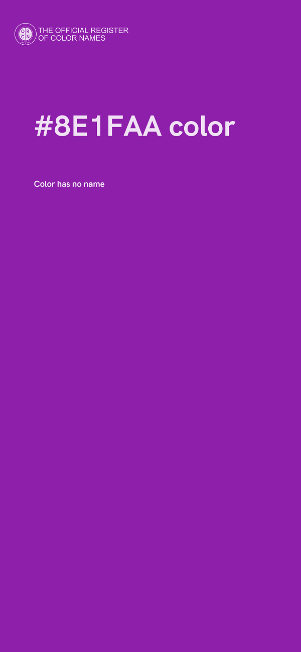 #8E1FAA color image