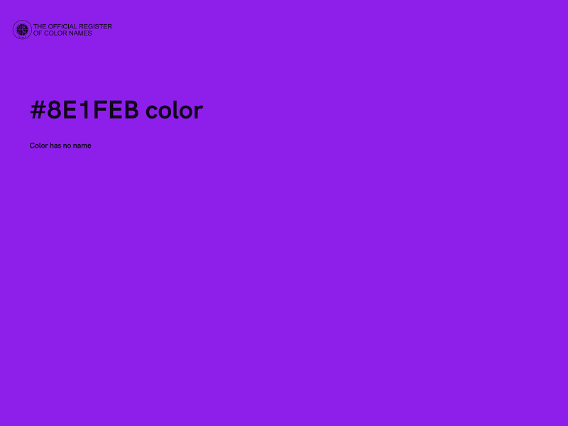 #8E1FEB color image