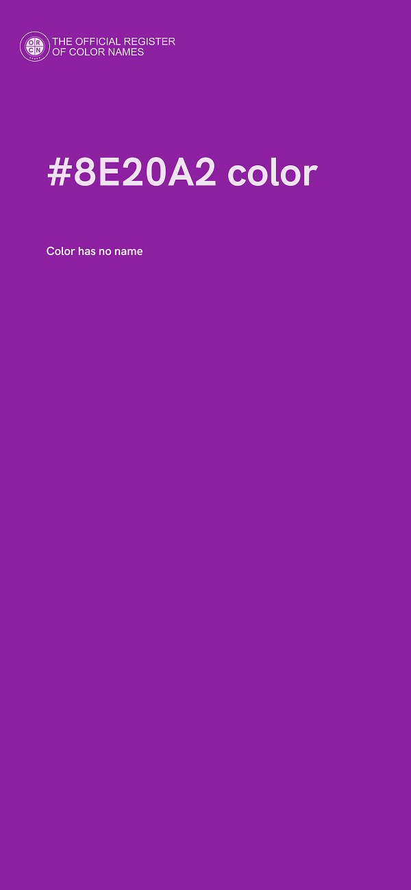 #8E20A2 color image