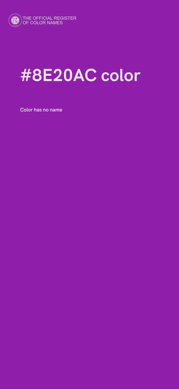 #8E20AC color image