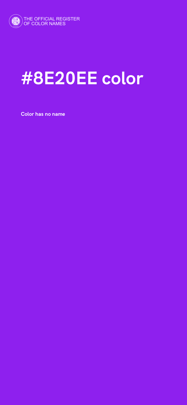 #8E20EE color image