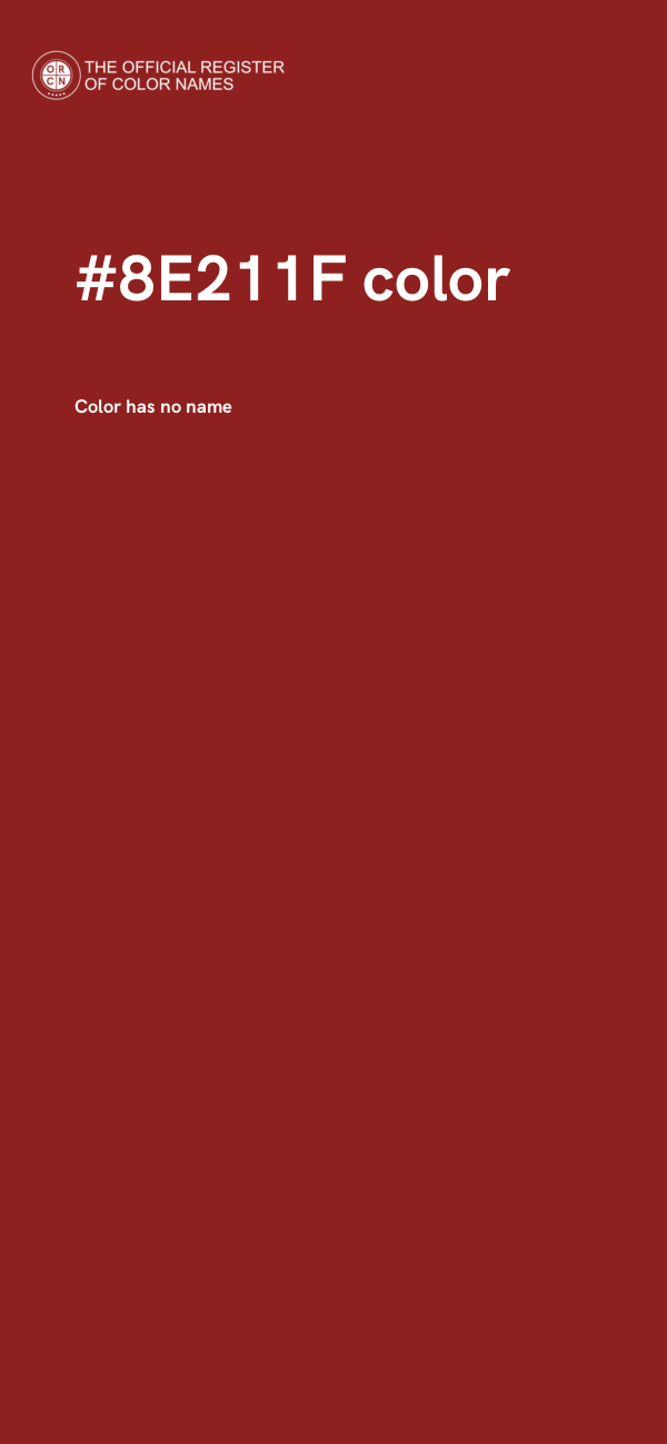#8E211F color image