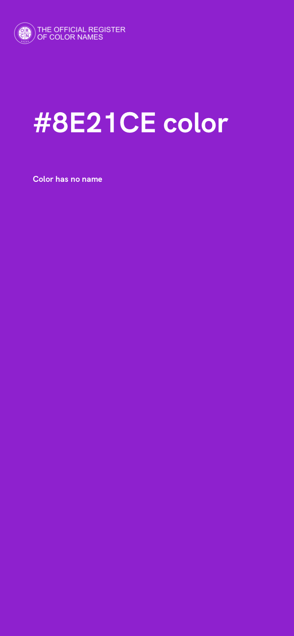#8E21CE color image