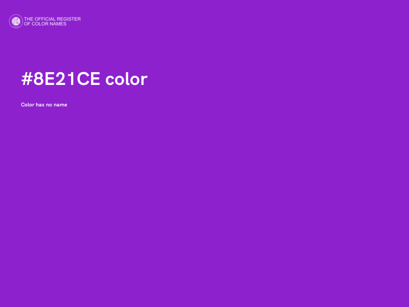 #8E21CE color image