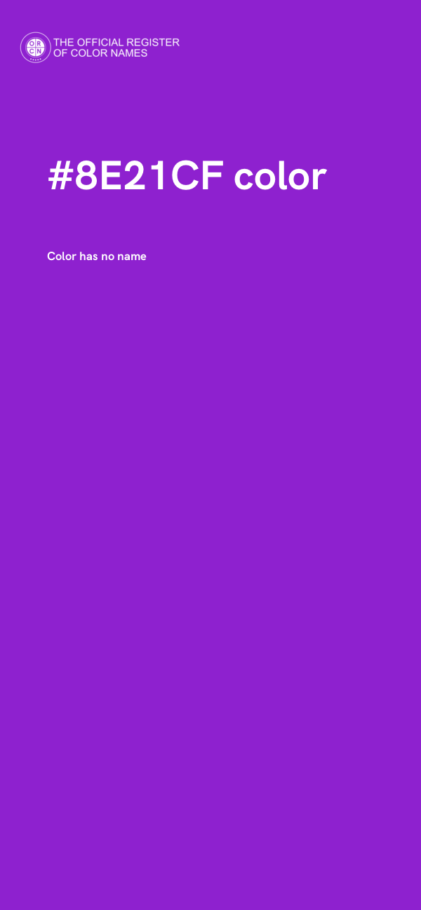 #8E21CF color image