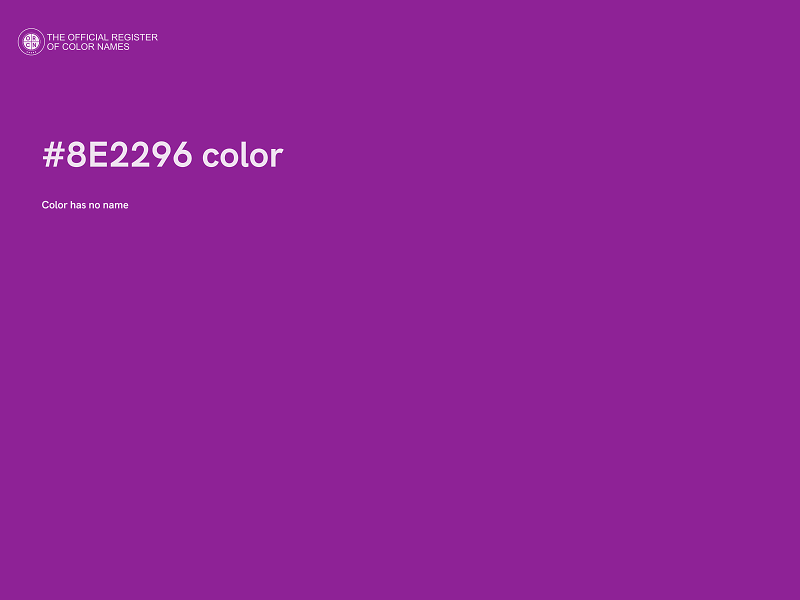 #8E2296 color image