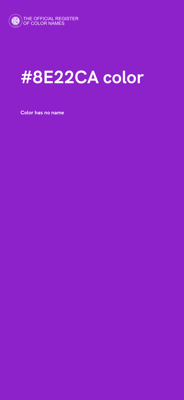 #8E22CA color image