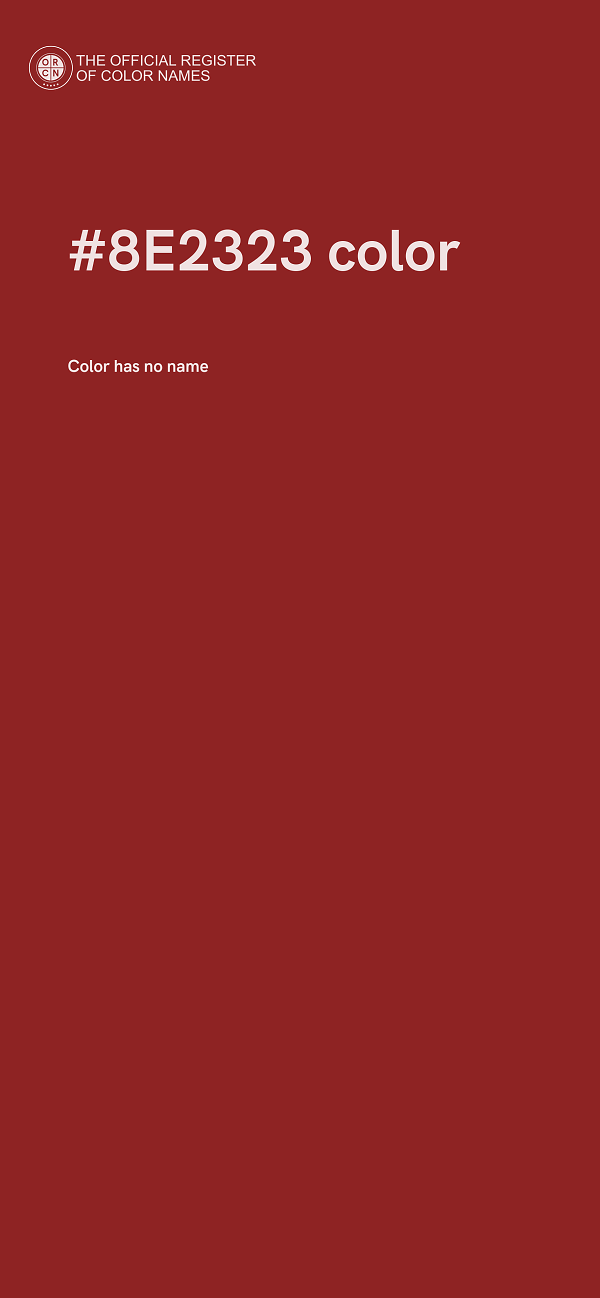 #8E2323 color image