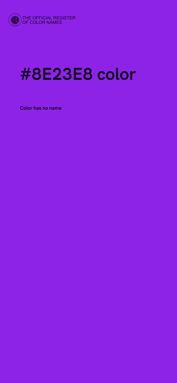 #8E23E8 color image