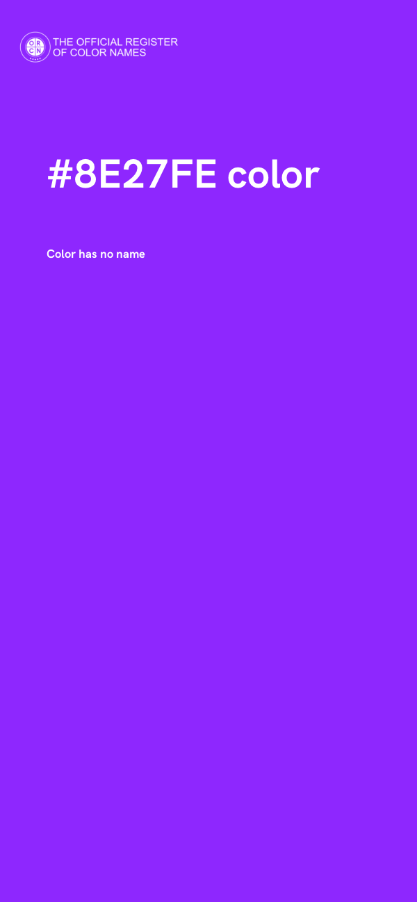 #8E27FE color image