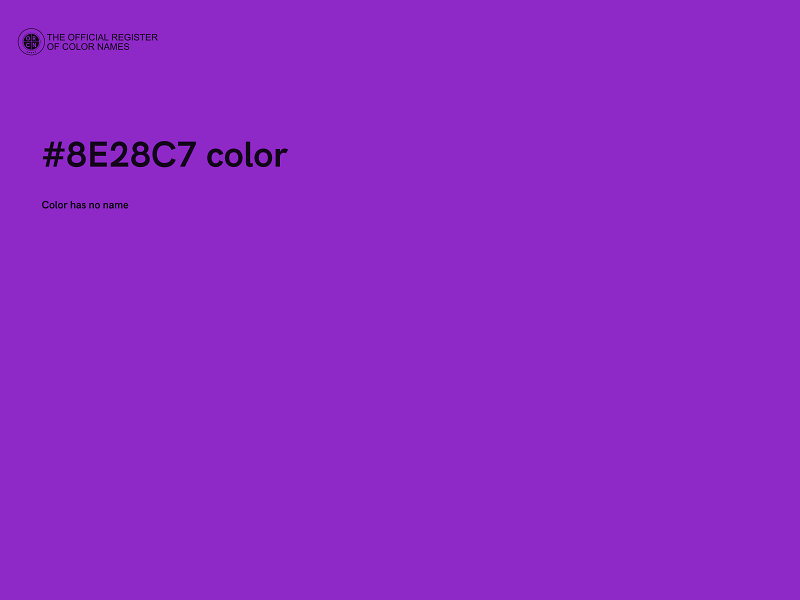 #8E28C7 color image