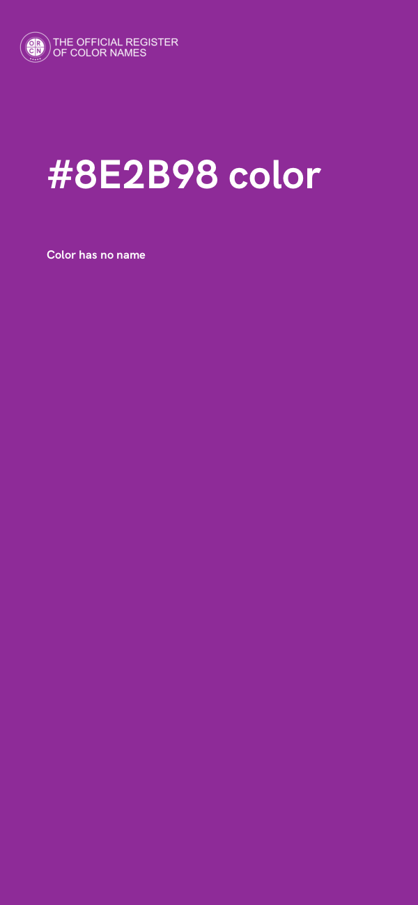 #8E2B98 color image