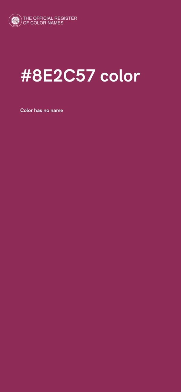 #8E2C57 color image