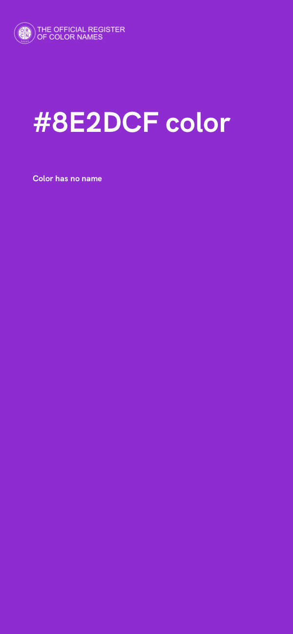 #8E2DCF color image