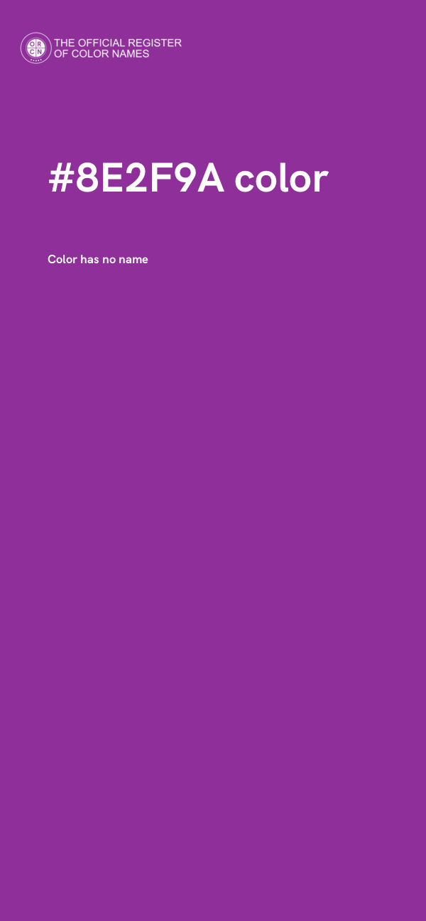 #8E2F9A color image