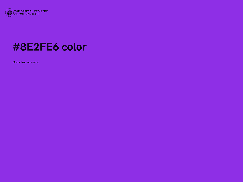 #8E2FE6 color image