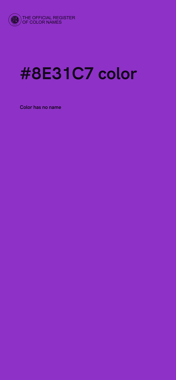 #8E31C7 color image