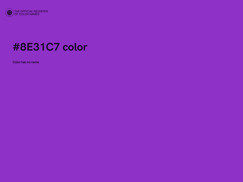 #8E31C7 color image