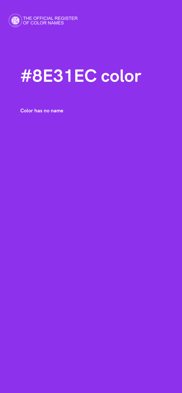 #8E31EC color image