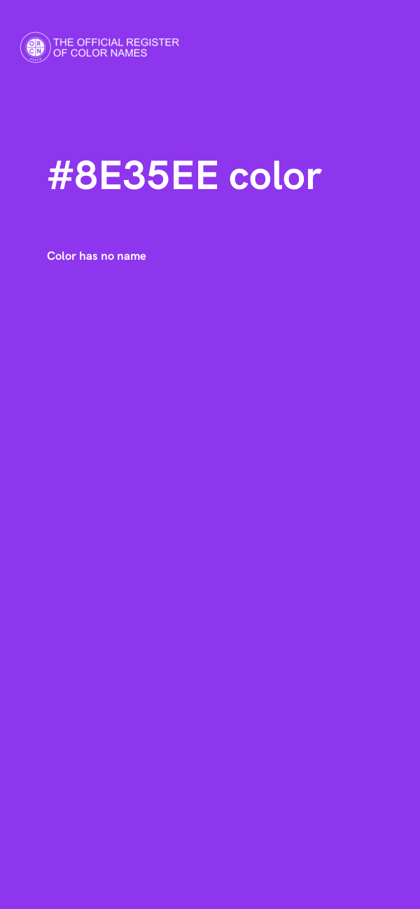 #8E35EE color image