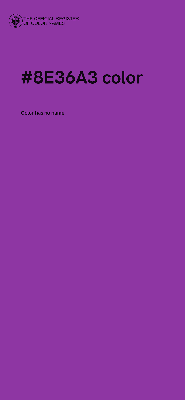 #8E36A3 color image