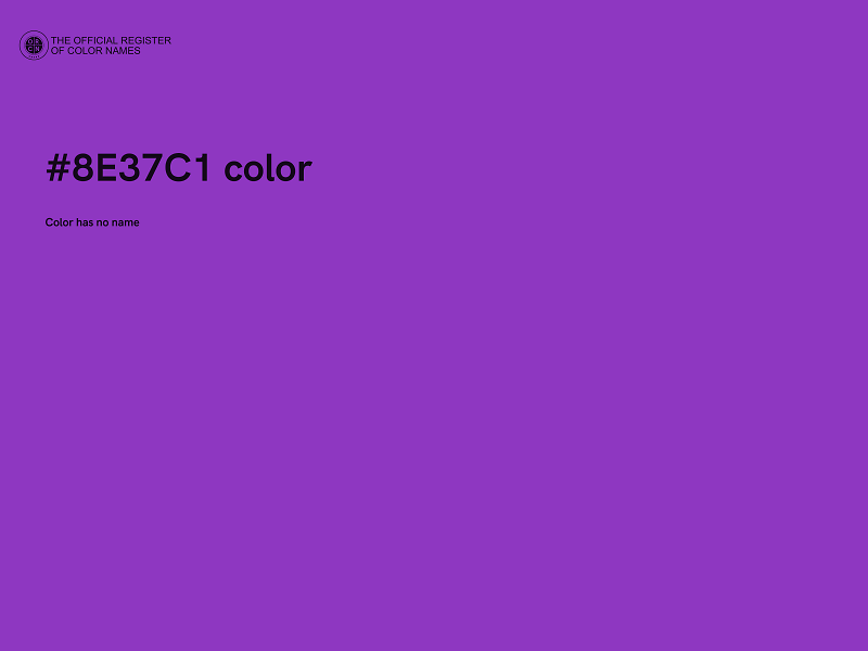 #8E37C1 color image