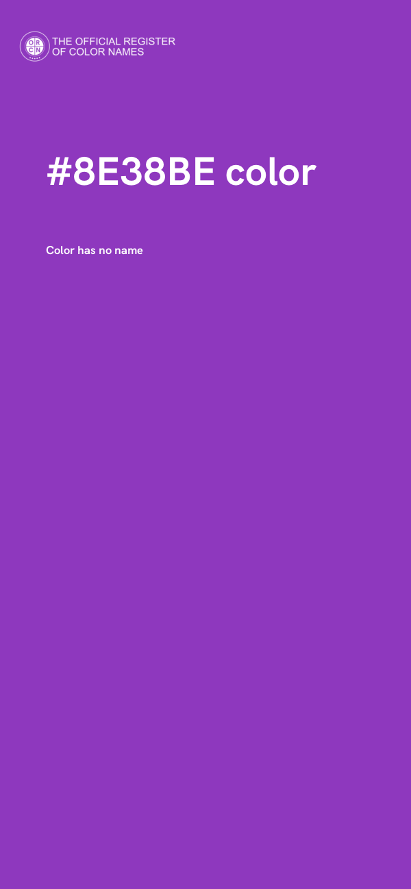 #8E38BE color image
