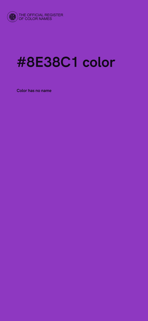 #8E38C1 color image