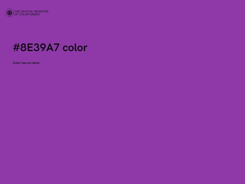 #8E39A7 color image