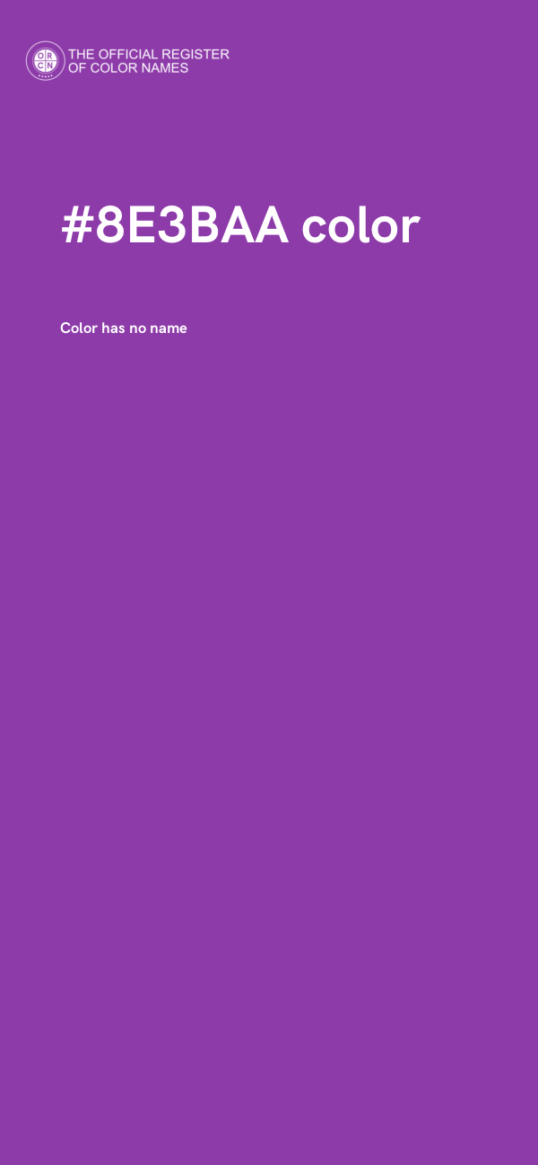 #8E3BAA color image