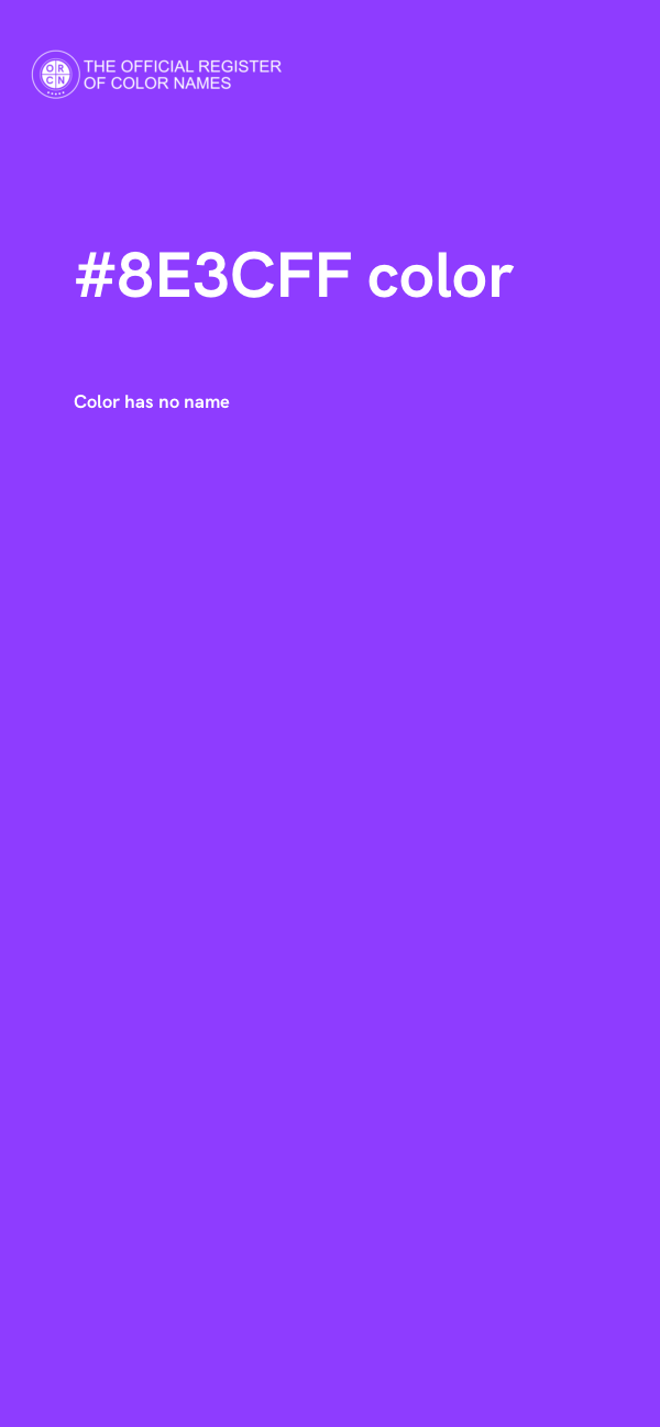 #8E3CFF color image