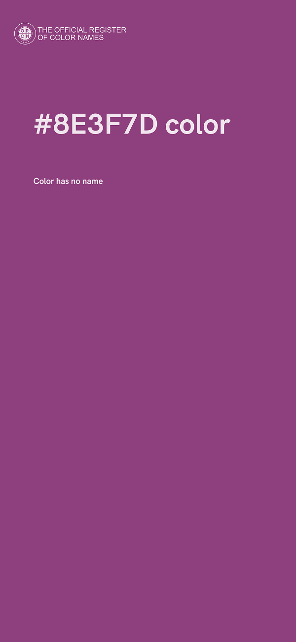 #8E3F7D color image