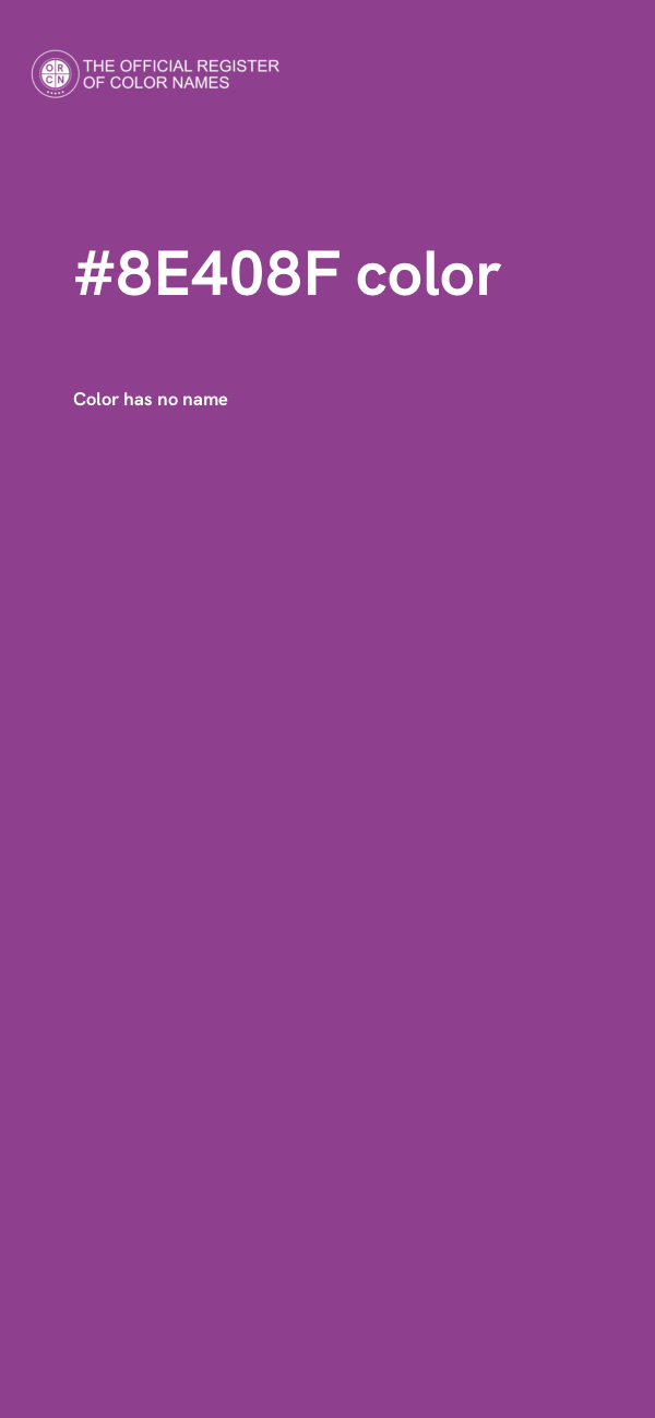 #8E408F color image