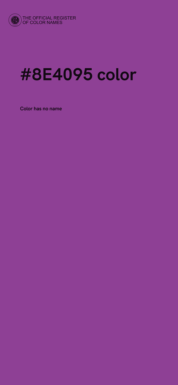 #8E4095 color image