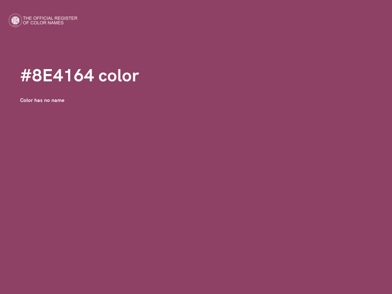 #8E4164 color image