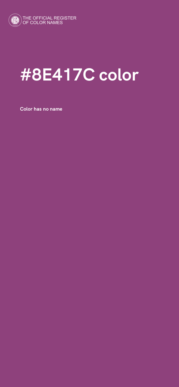 #8E417C color image