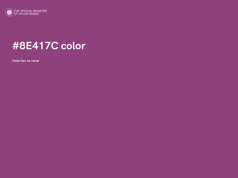 #8E417C color image