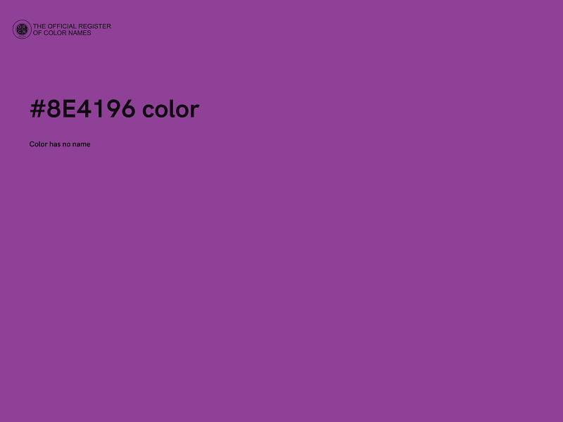 #8E4196 color image