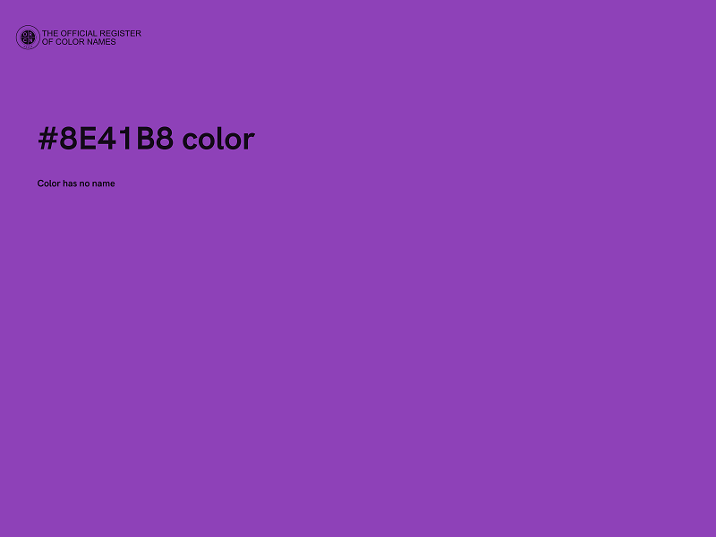 #8E41B8 color image