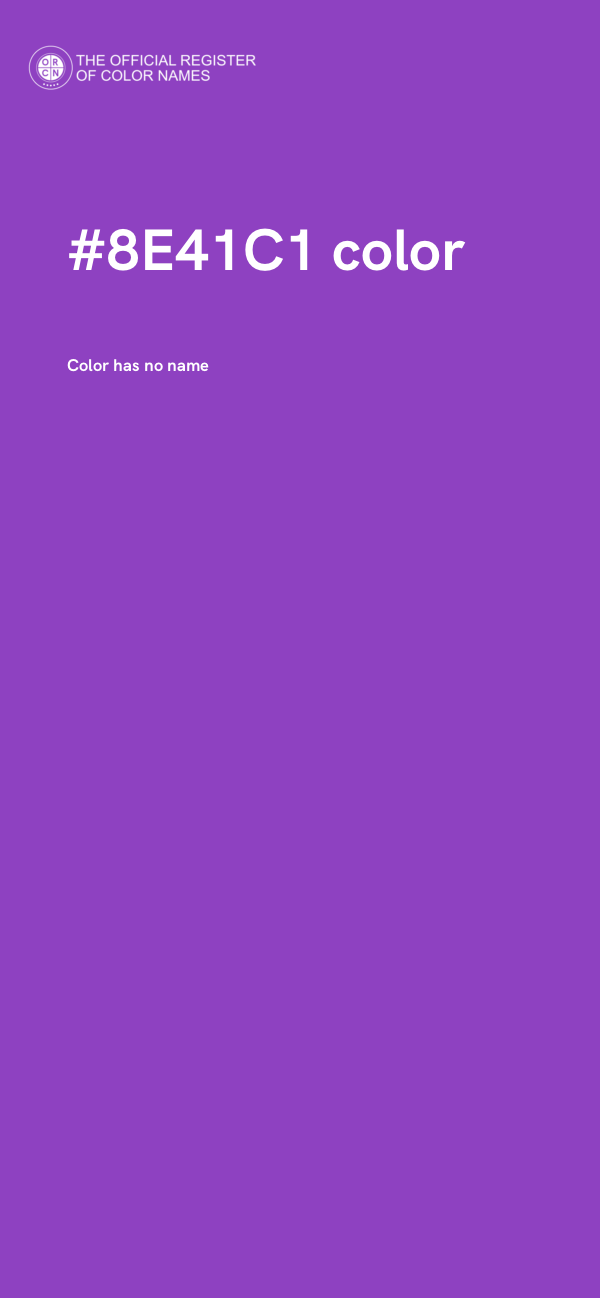 #8E41C1 color image