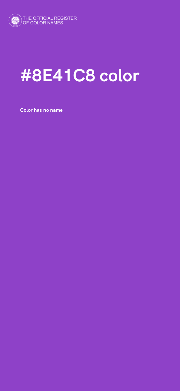 #8E41C8 color image