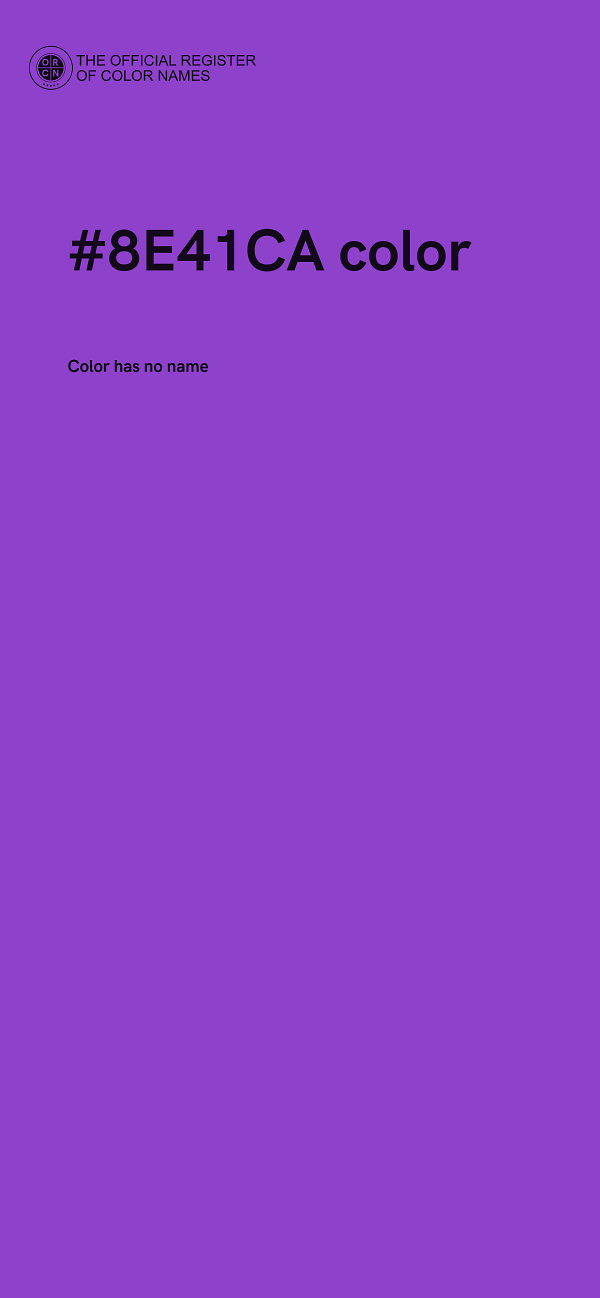 #8E41CA color image