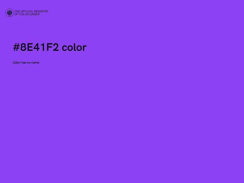 #8E41F2 color image