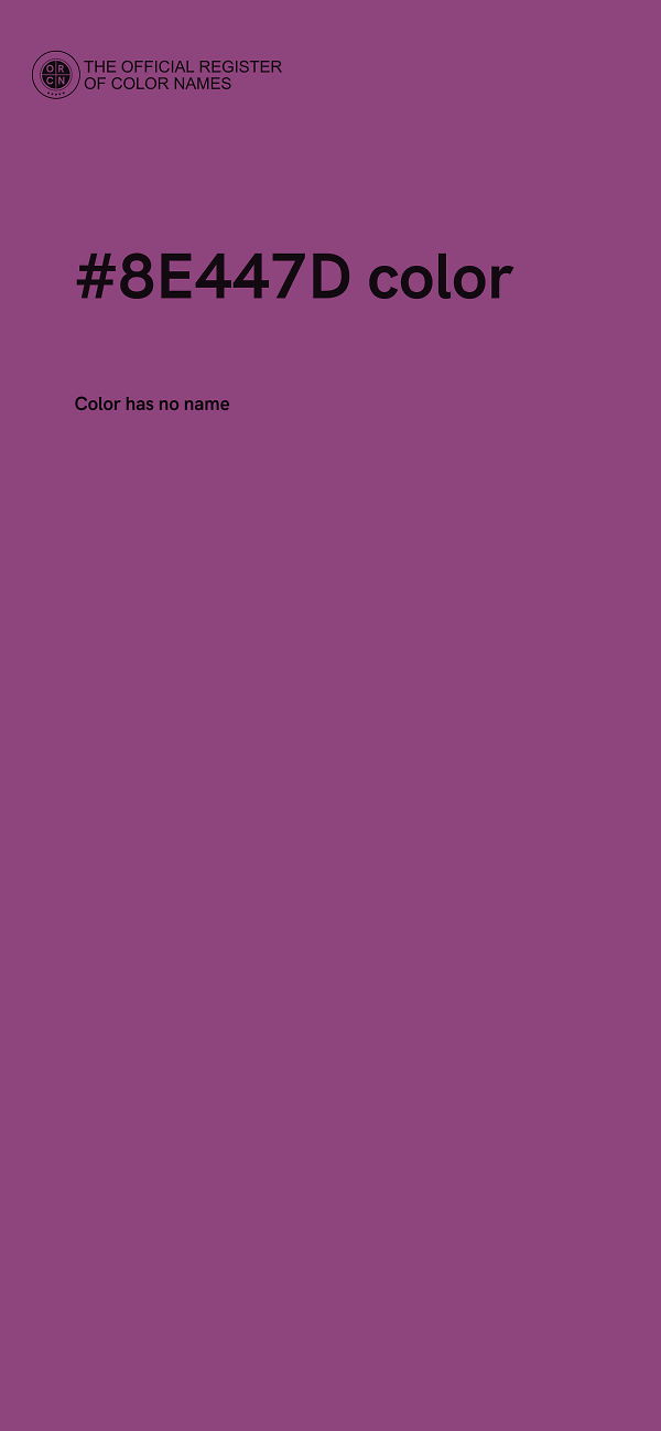 #8E447D color image