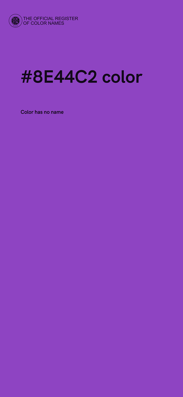 #8E44C2 color image