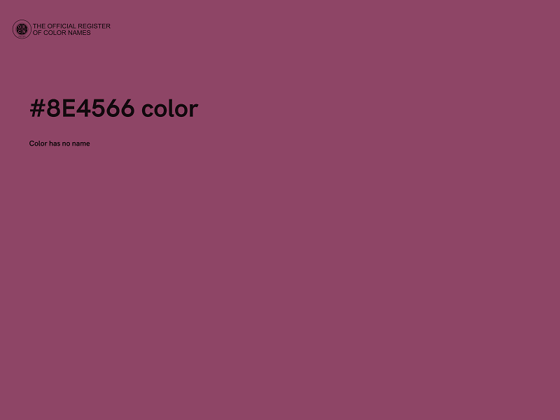 #8E4566 color image